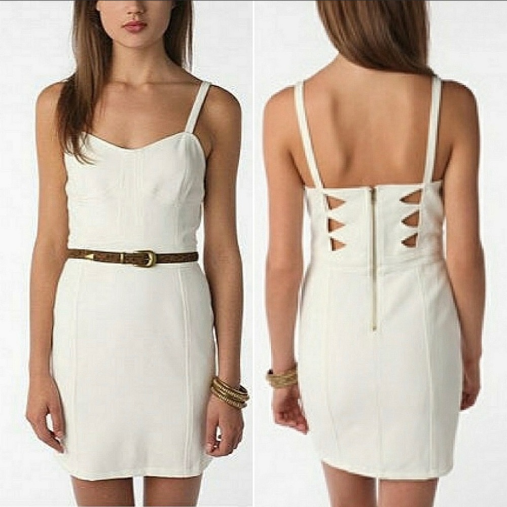 UO Sparkle & Fade *BLACK* Dress with Back Cutout